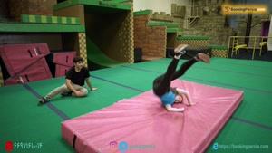 میکس حرکات نمایشی دختر 14 ساله برترین بانوی پارکورکار جهان با گانگنام