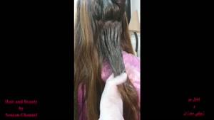 آموزش آمبره کردن موهای رنگ شده