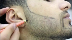 آموزش خط ریش انداختن با تیغ به روش عربی