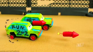 برنامه کودک ماشین های مک کویین : آتش بازی در مسابقه