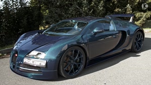 رونمایی از خودروی Bugatti Veyron Sapphire