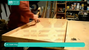آموزش ساخت میز چوبی رزینی با تزیین برگ و تنه درخت 