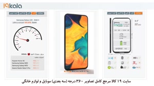 تصویر 360 درجه موبایل Samsung Galaxy A30