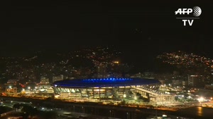 لحظه شروع رسمی المپیک 2016 ریو با شروع آتش بازی