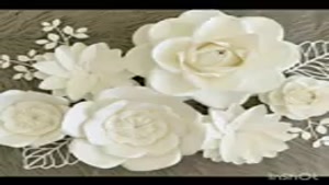 انواع گلهای کاغذی مقوایی زیبا
