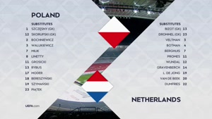 خلاصه بازی هلند و لهستان 