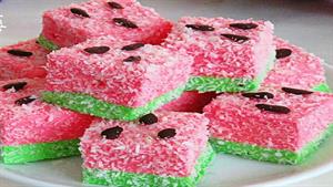 طرز تهیه پف پفی هندوانه