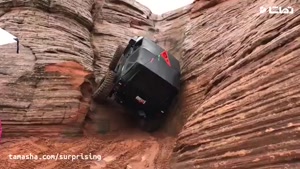 بالا رفتن از صخره با یک ماشین آفرود فوق العاده 