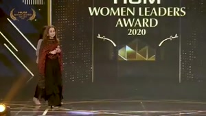 نرگس آبیار جایزه زنان برتر و موفق جهان اسلام را دریافت کرد