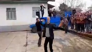 شادی بعد از پیروزی در انتخابات در یکی از روستاهای لنگرود