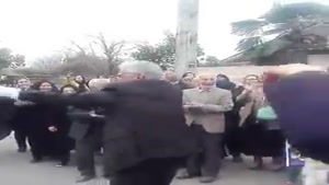 رقص و پایکوبی بعد از اعلام نتیجه انتخابات مجلس در لنگرود