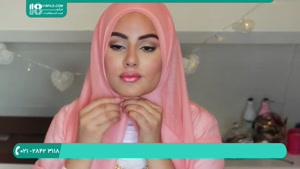 آموزش بستن شال - مدل با حجاب 