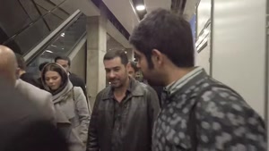  ورود غافلگیرانه شهاب حسینی به کاخ رسانه 