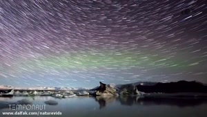 سایت دالفک - تایم لپس ستاره ها در آسمان شب