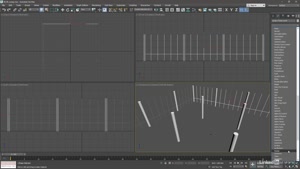 3ds max Extruding with the Sweep modifier آموزش صفر تا صد تر