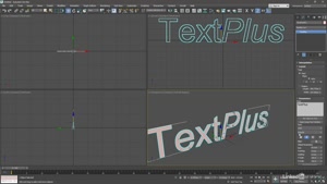 3ds max TextPlus primitive آموزش صفر تا صد تری دی مکس