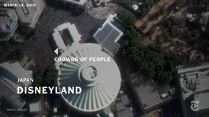 اثر کرونا روی حضور جمعیت در اماکن عمومی تصاویر ماهواره ای