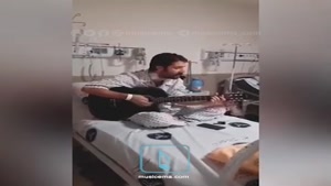 اولین تصاویر حمید هیراد روی تخت بیمارستان