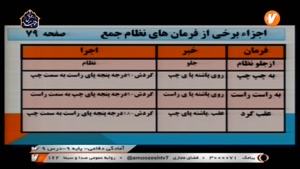 آموزش درس آمادگی دفاعی پایه نهم