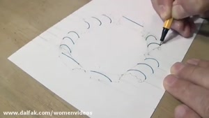 سایت دالفک - آموزش نقاشی سه بعدی با مداد حفره سیاه