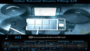 آموزش درامز توسط حسن مهدوی - Drums A1 Pattern 1 Filling 2/4