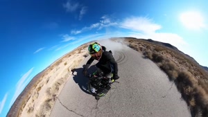 حرکات حرفه ای با موتور همراه با فیلمبرداری 360 درجه