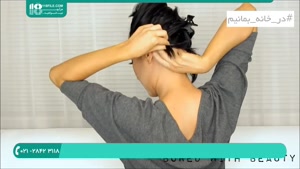 اکستنشن مو کوتاه به روش چسبی
