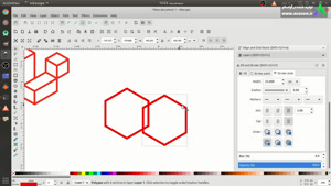 آموزش ساخت لوگو لاراول بصورت سه بعدی و وکتور در inkscape