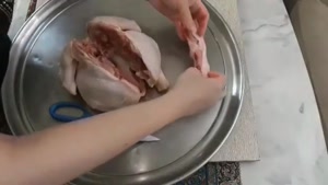 آموزش بی استخوان کردن مرغ برای جوجه کباب 