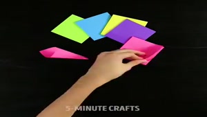 آموزش چند ایده جالب برای درست کردن کاردستی با کاغذ ها
