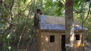 ساختن یه خونه جنگلی شیک همراه با استخر و سرسره فقط با دست!