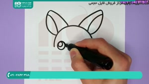 نحوه نقاشی کردن خرگوش بامزه