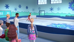 کارتون باربی این داستان اسکیت روی یخ