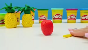 خمیر بازی - ساخت میوه ها با خمیر بازی