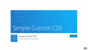 افزودن کد CSS به قالب وردپرس با افزونه Simple Custom CSS