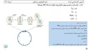 حل تشریحی سوالات درس زیست شناسی کارشناسی ارشد نانو تکنولوژی سال98