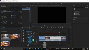 حرکت دادن دو ویدیو بصورت عرضی در Adobe Premiere
