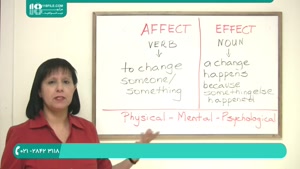 آموزش کلمات گیج کننده Effect و Affect در زبان انگلیسی