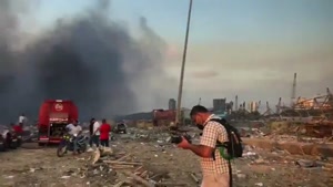 خرابی های به بار آمده انفجار در بیروت