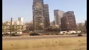 خسارات شدید بیروت در اثر انفجار