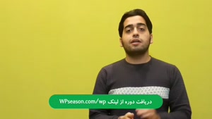 دوره آموزش وردپرس، از مبتدی تا حرفه ای - فصل وردپرس