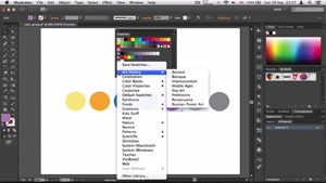 کارکردن با رنگها در Adobe Illustrator - درس 18