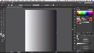 شیب دار کردن رنگها و ساختن اُلگو در Adobe Illustrator 