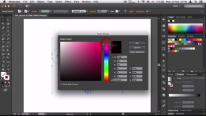 رنگ داخلی و خط کناری در Adobe Illustrator - درس 19