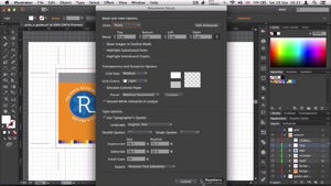 تغییر واحد و نمایش طرح کلی در Adobe Illustrator - درس 6 