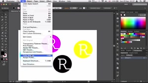 تنظیمات رنگ در Adobe Illustrator - درس 17 