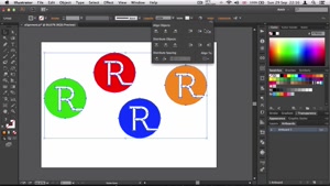 ردیف کردن در Adobe Illustrator - درس 16