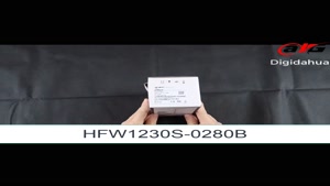 آنباکسینگ دوربین مداربسته داهوا مدل HFW1230S