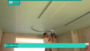 آموزش کناف کاری سقف دکوراتیو همراه با نورپردازی