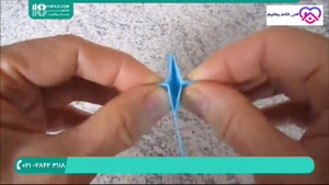 روش ساخت اوریگامی سه بعدی به شکل لوستر 